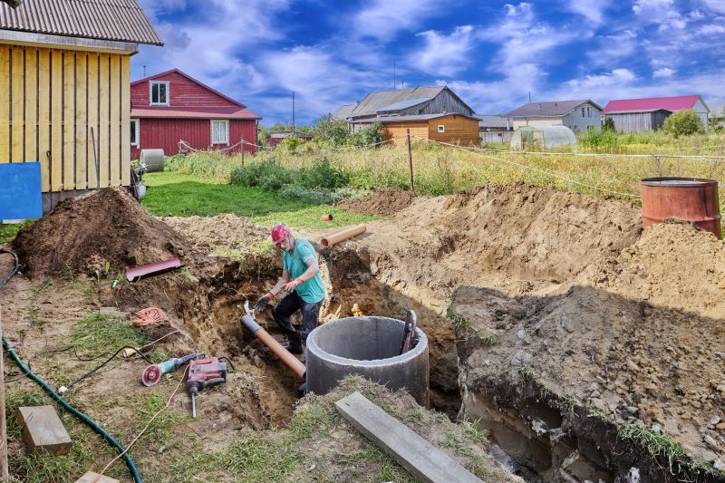 Aerobic Sewage Installation in Austin, TX